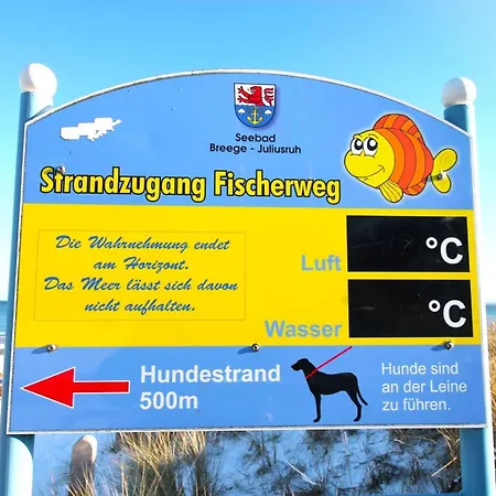 Strandvilla Juliusruh Ferienwohnung Meerblick